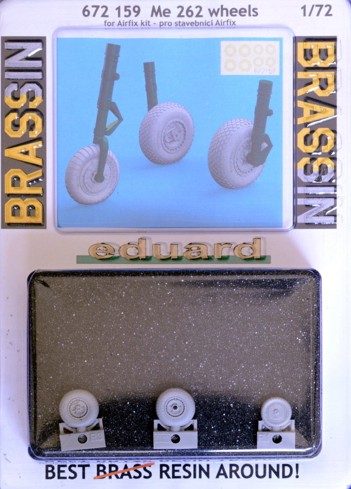 BRASSIN 1/72 Me 262 wheels (AIRF)