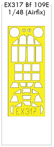 Mask 1/48 Bf 109E   (AIRF)