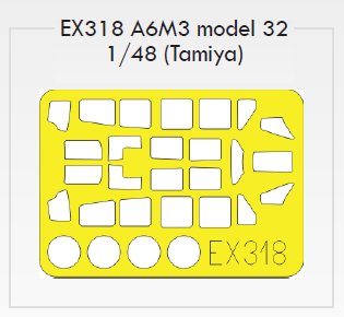 Mask 1/48 A6M3 model 32   (TAM)