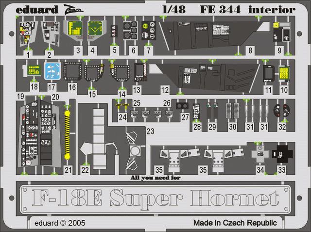 1/48 F-18E Super Hornet interior   (REV)