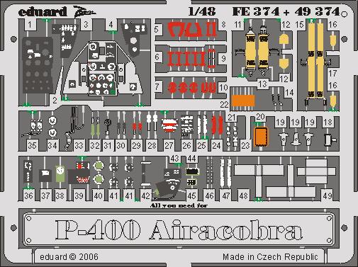 1/48 P-39/P-400 Airacobra (HAS) zoom