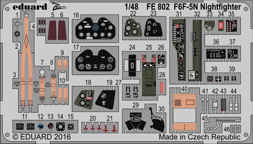 1/48 F6F-5N Nightfighter (EDU)