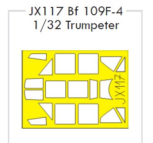 Mask 1/32 Bf 109F-4   (TRUMP)