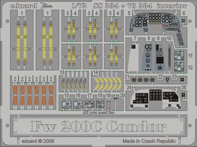 1/72 Fw 200C Condor interior  (REV)