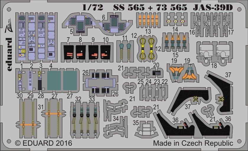 1/72 JAS-39D (REV)