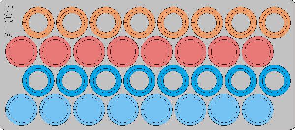 1/35 M-24 Chaffee  wheel mask