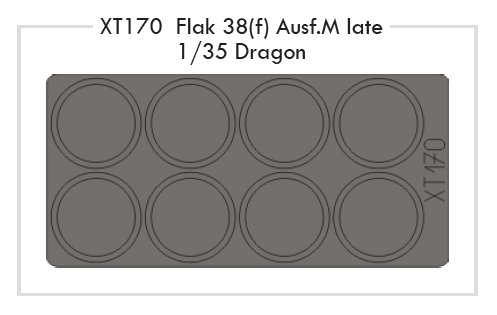 Mask 1/35 Flak 38(f) Ausf.M Late (DRAG)