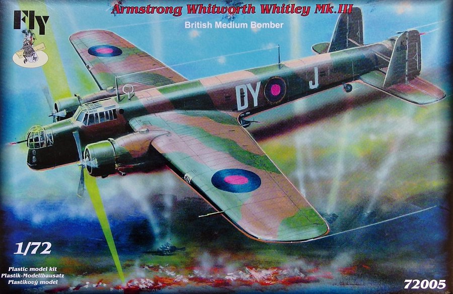 1/72 Armstrong Whitworth Whitley Mk.III (4x camo)