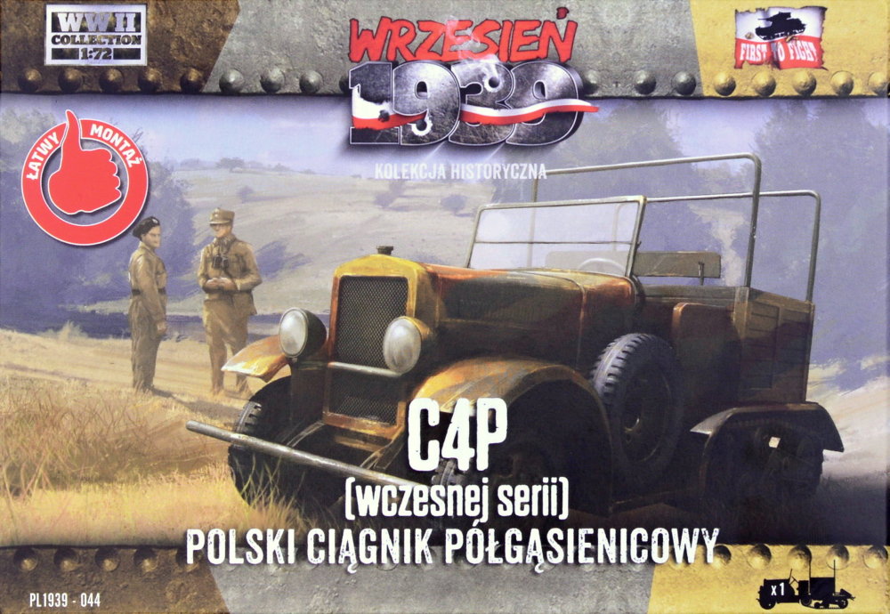 1/72 C4P (early) Polish tractor half-track