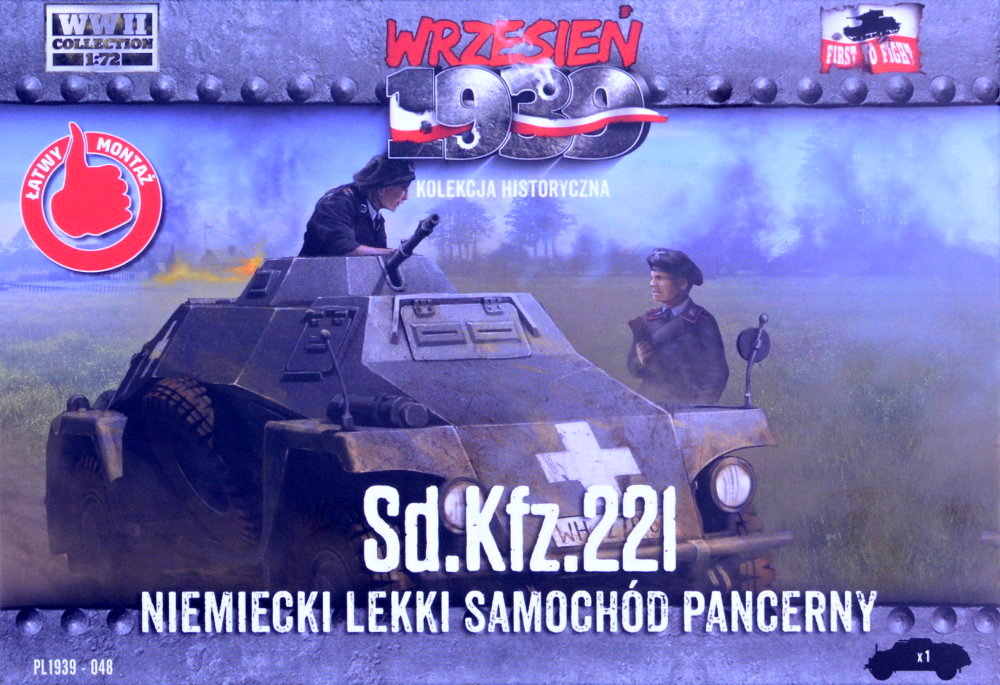 1/72 Sd.Kfz. 221 German light armoured vehicle