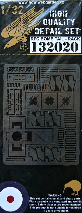 1/32 RFC Bomb Tail & Rack (PE set)