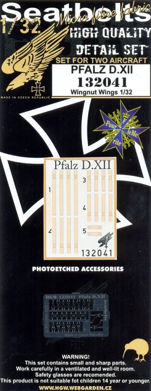 1/32 Seatbelts Pfalz D.XII (WNW)