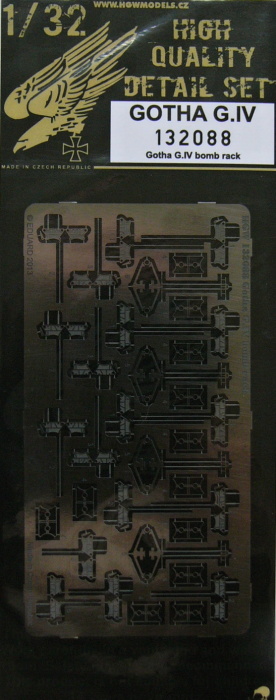 1/32 Gotha G.IV bomb rack (PE set, WNW)