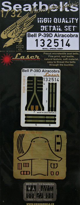 1/32 Seatbelts Bell P-39D Airacobra (REV/SP.H.)