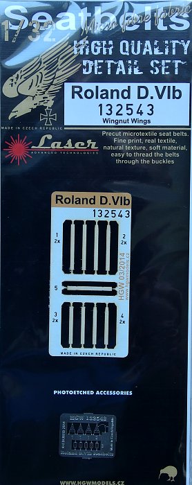 1/32 Seatbelts Roland D.VIb - laser (WNW)