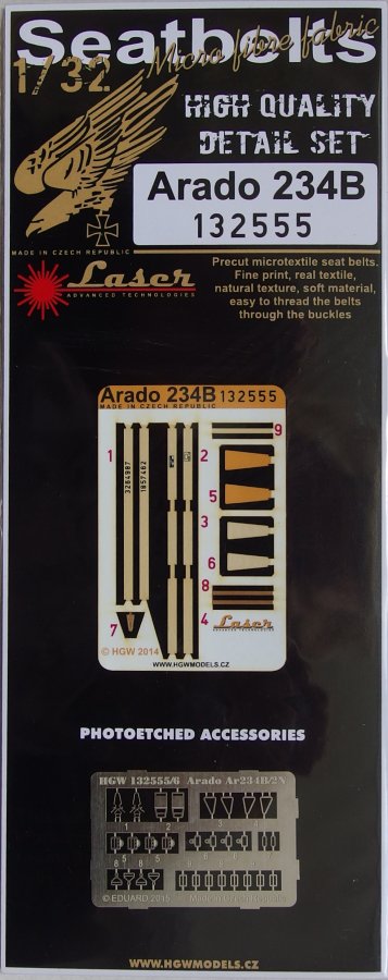 1/32 Seatbelts Arado Ar-234B (laser)