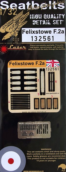 1/32 Seatbelts Felixstowe F.2a (laser)