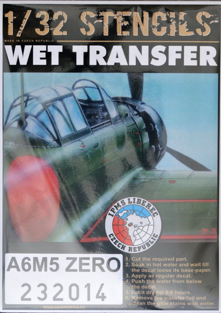 1/32 STENCILS A6M5/A6M5c Zero