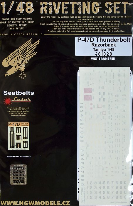 1/48 P-47D Thunderbolt SUPER SET (4 sets-in-1)