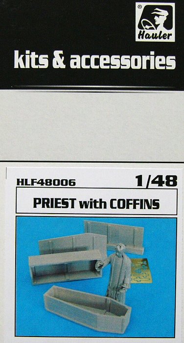 1/48 Priest w/coffins (resin figure)