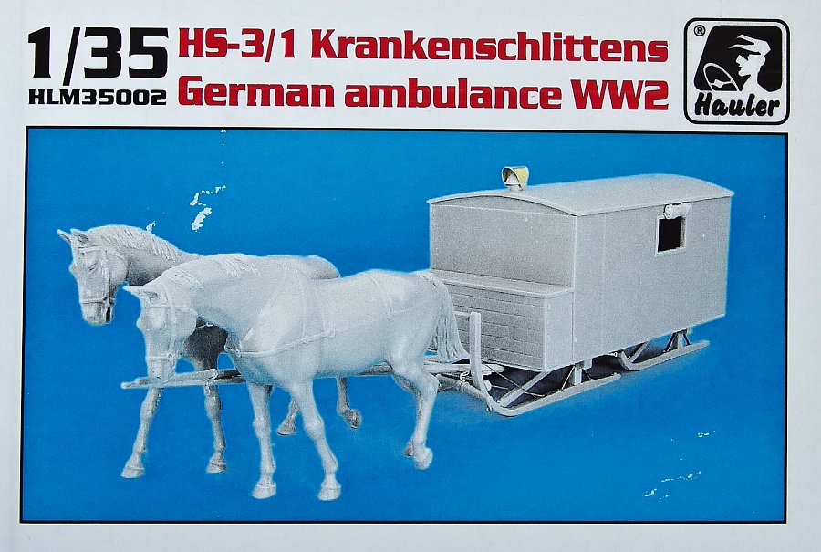 1/35 HS-3/1 Krankenschlittens (resin model & PE)