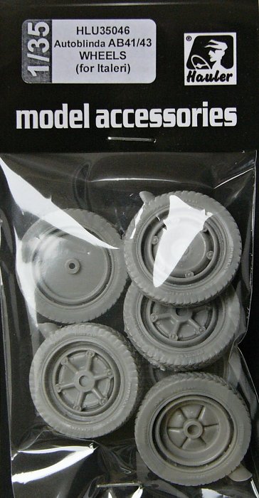 1/35 Autoblinda AB-41/43 - wheels set (ITALERI)