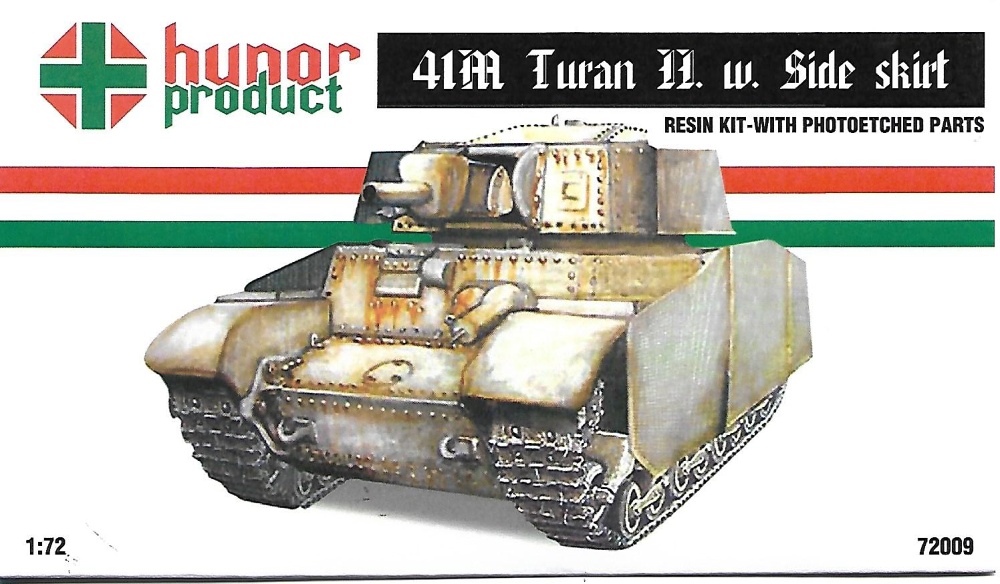 1/72 41M Turan II. w/ sideskirts (resin kit&PE)