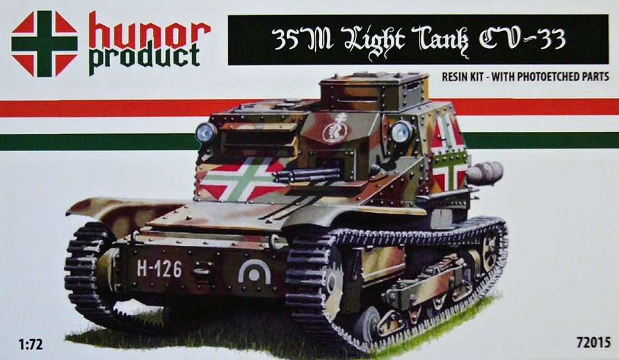 1/72 35M CV-33 Light Tank (resin model)