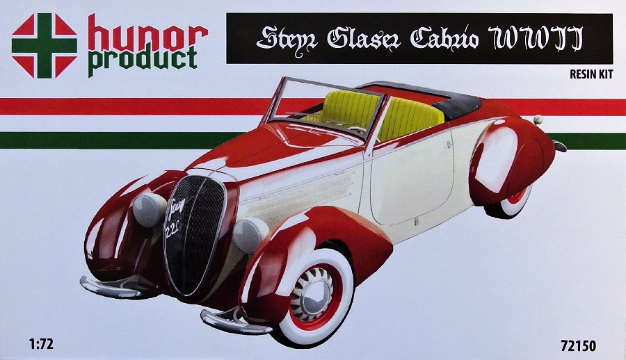 1/72 Steyr Glaser Cabrio WWII (resin kit)