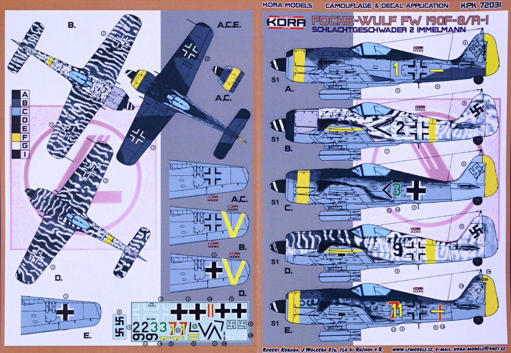 Modelimex Online Shop 1 72 Focke Wulf Fw 190f 8 R 1 5x Camo Your
