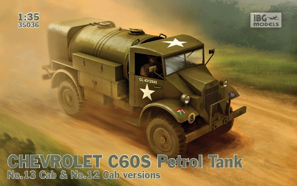 1/35 Chevrolet C60S Petrol Tank (No.12 & 13 Cabs)