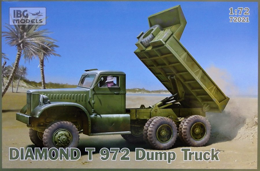 1/72 Diamond T 972 dump truck