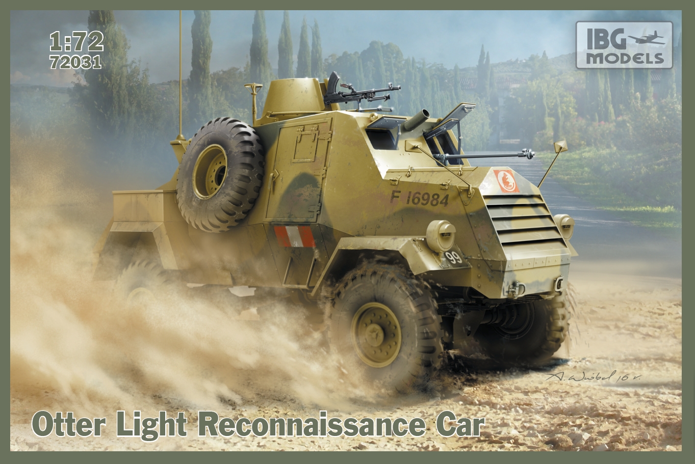 1/72 Otter Light Reconnaissance Car