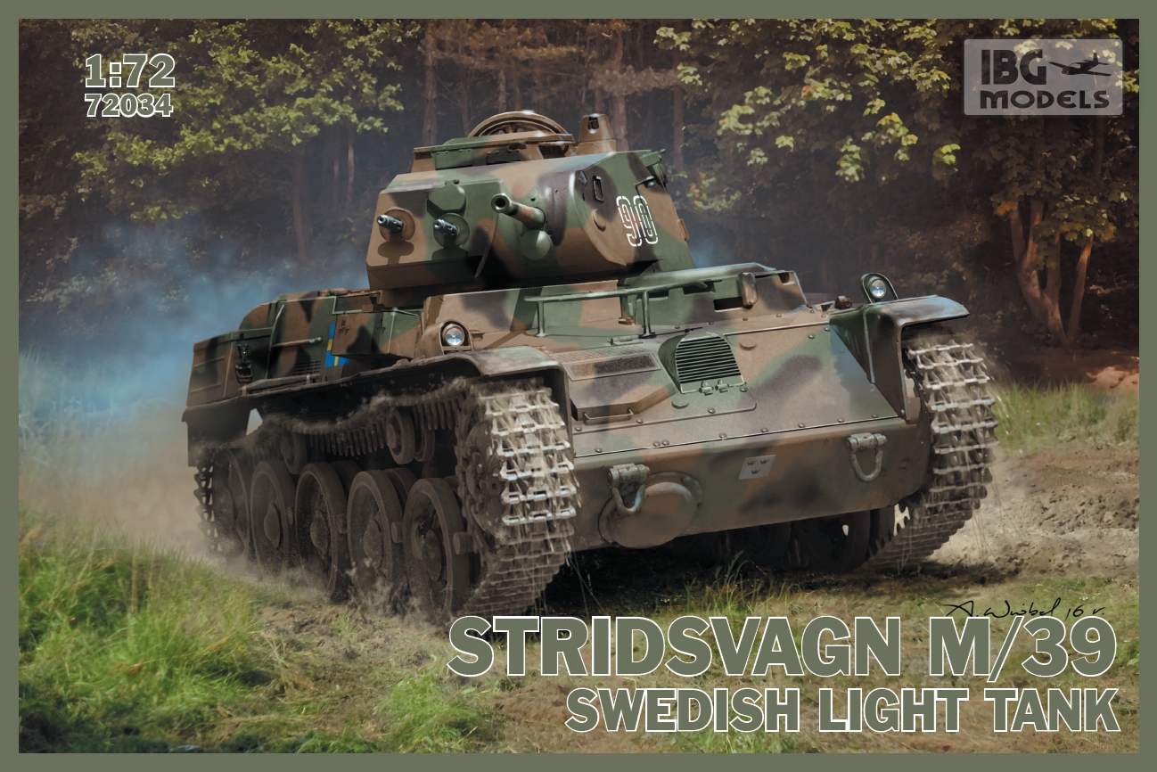 1/72 STRIDSVAGN M/39 - Swedish Light Tank