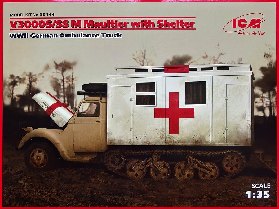 1/35 V3000S/SS M Maultier w/ Shelter German Truck