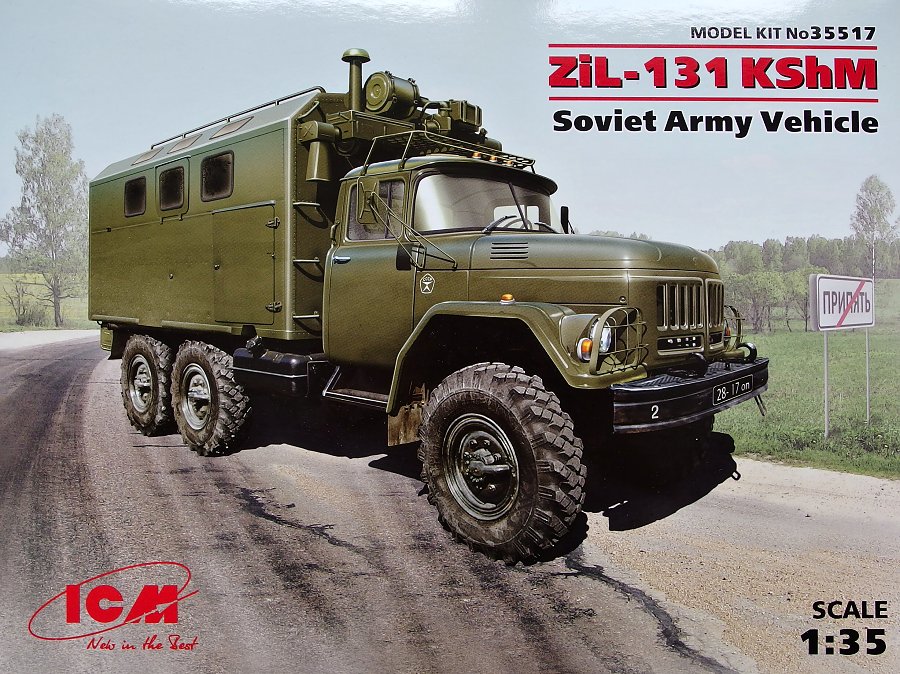 1/35 ZiL-131 KShM Soviet Army Vehicle