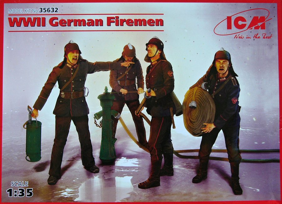 1/35 German Fireman WWII (4 fig.)