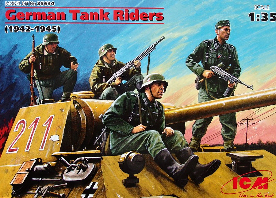 1/35 German Tanks Riders 1942-1945 (4 fig.)