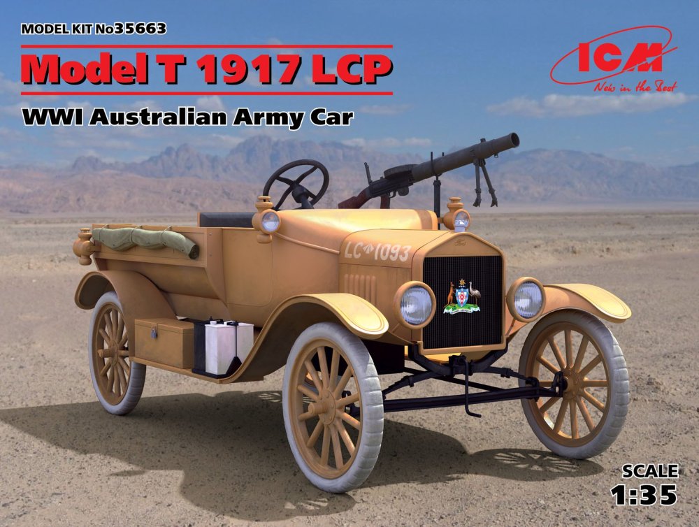 1/35 Model T 1917 LCP, Australian Army Car WWI