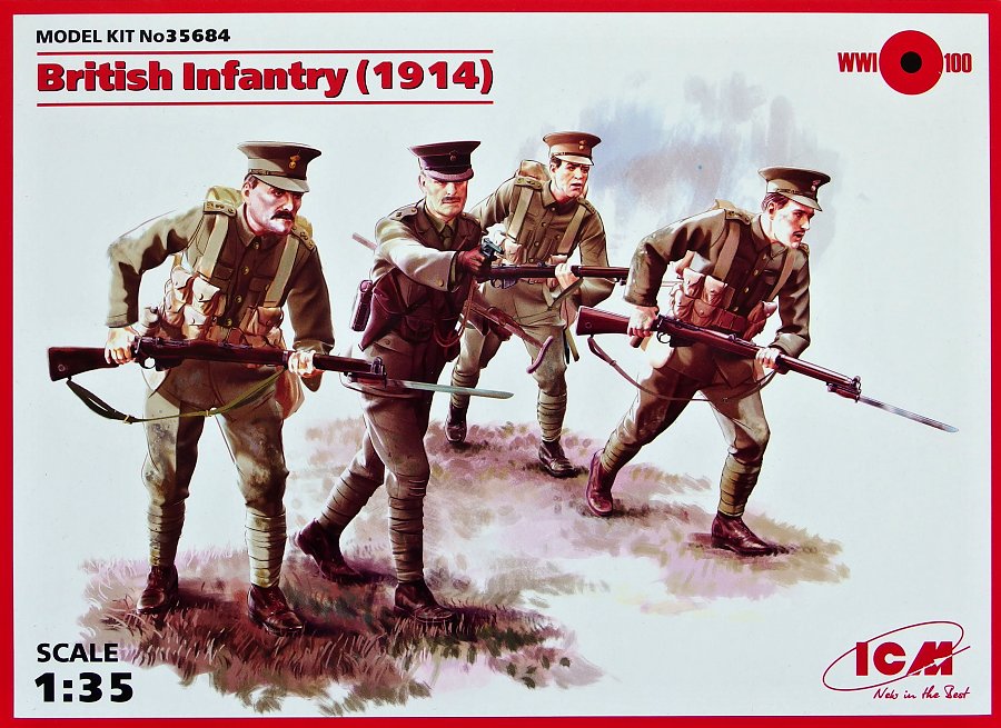 1/35 British Infantry 1914 (4 fig.)