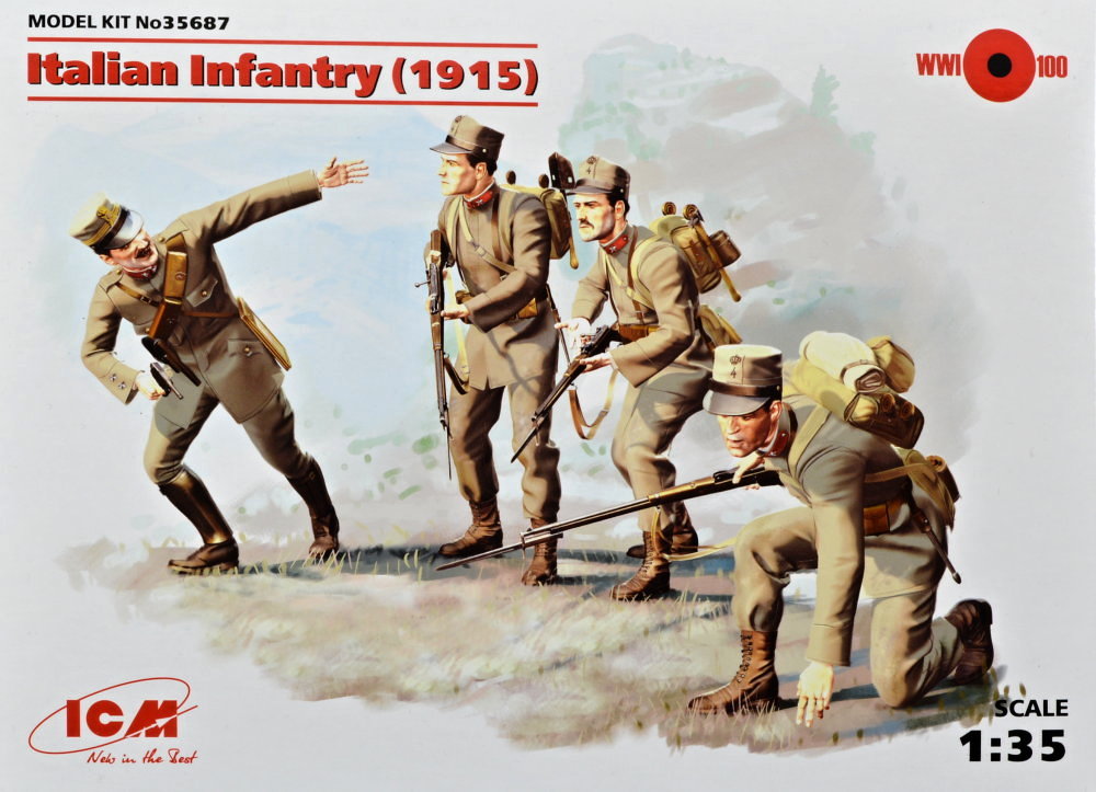 1/35 Italian Infantry 1915 (4 fig.)