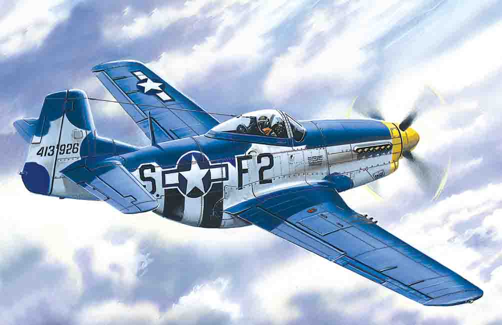 1/48 Mustang P-51 D-15 (USAF fighter, WWII)