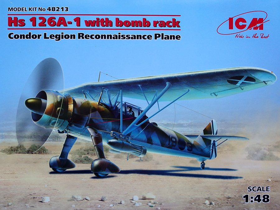 1/48 Hs-126A-1 w/ bomb rack (Condor Legion Recon.)