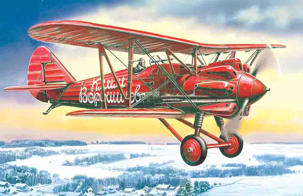 1/72 Polikarpov I-5 early Soviet fihgter - biplane