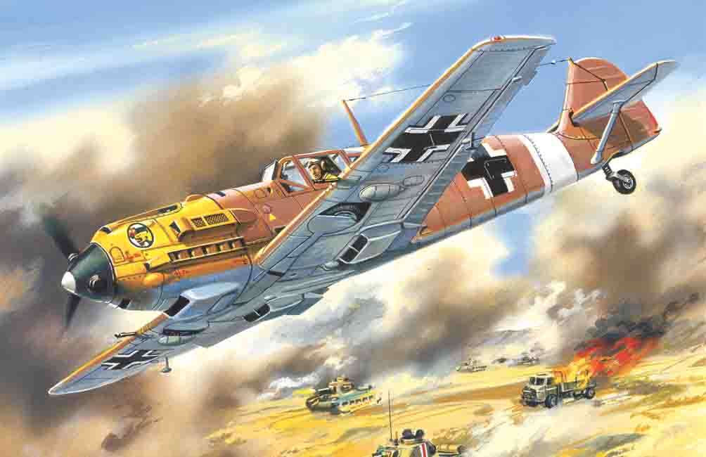 1/72 Bf 109E-7/Trop German Fighter WWII