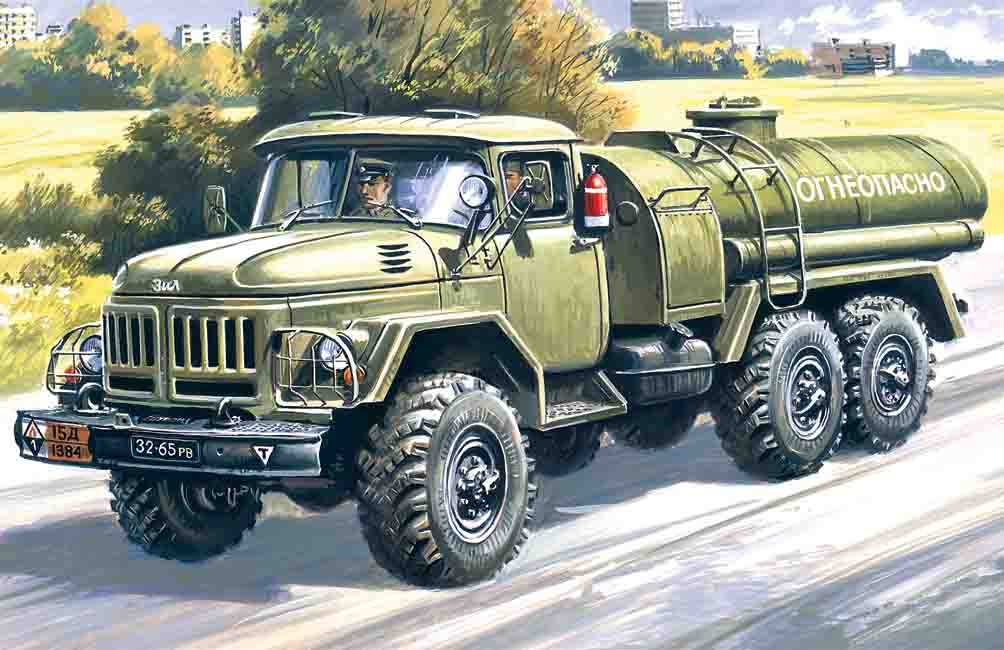 1/72 Zil-131 Soviet fuel truck