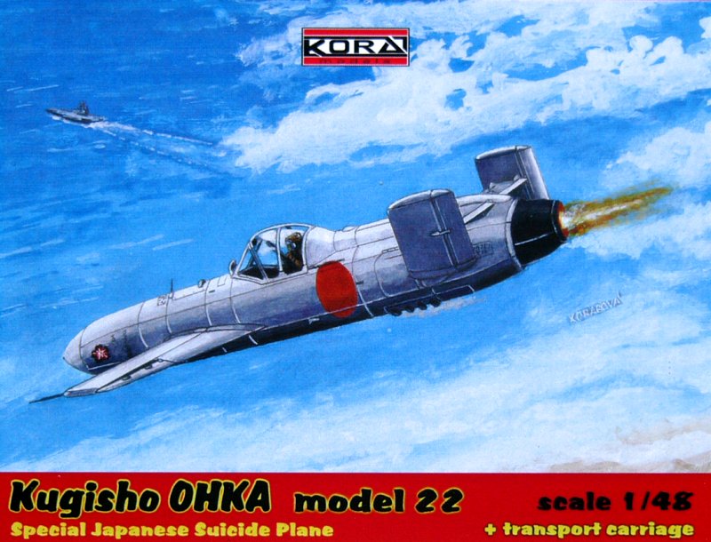 1/48 Kugisho OHKA model 22 (incl. transp.carriage)