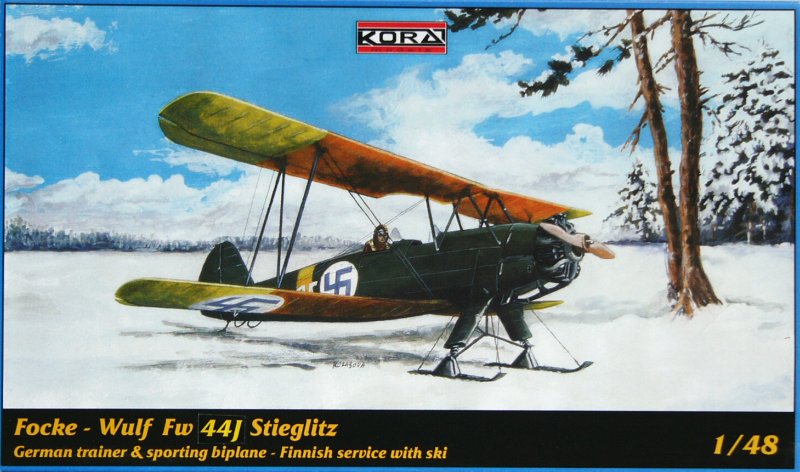 1/48 Focke-Wulf Fw 44J Stieglitz w/ skis (Finland)
