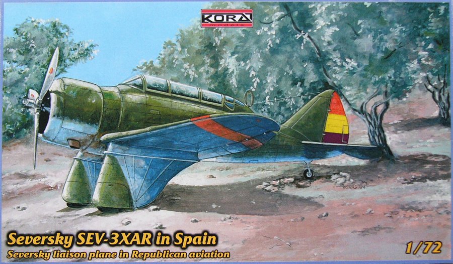 1/72 Seversky SEV-3XAR in Spain