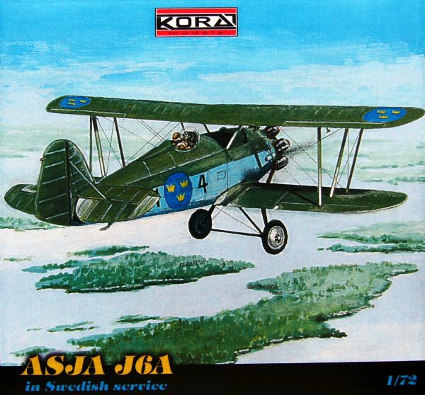 1/72 ASJA J6A in Swedish service